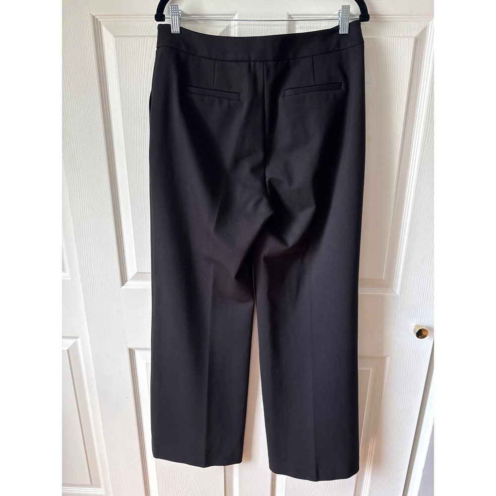 Boden Wide Leg Trousers Womens 10R Black Professional Workwear‎ Tailored Pant - Picture 5 of 6